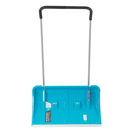 Скрепер для уборки снега, полипропилен, колеса, 750х445х1275 мм, рукоятка с ПВХ, LUXE Palisad