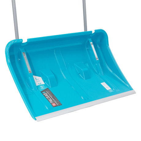 Скрепер для уборки снега, полипропилен, колеса, 750х445х1275 мм, рукоятка с ПВХ, LUXE Palisad