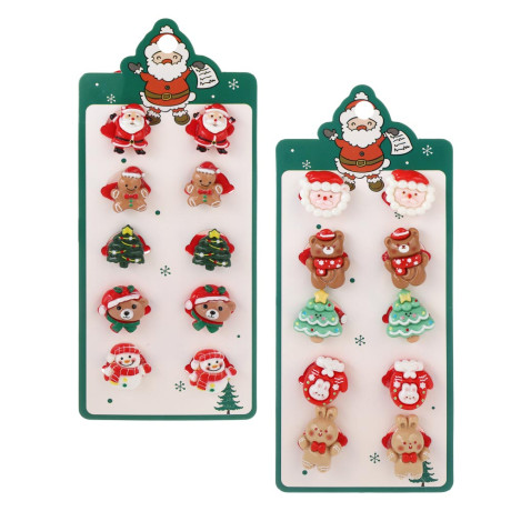 Резинки для волос 10 шт, тм ЮНИLOOK, d3см, полимер, 2 дизайна, #5