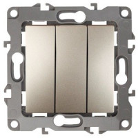 ЭРА 12 мех. выкл. СУ 3 кл. 10А шампань, автоклеммы 12-1107-04 0516