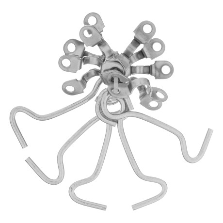 Крючок-ветровой КР-75, цинк, 5 шт, (Металлист)