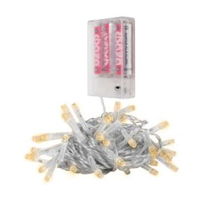 ФАЗА Гирлянда DC-G01-80Y, 80 желт. LED, 7.8 м., 8 реж., 3xAA .5047730