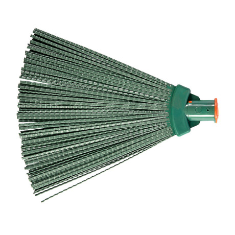 Метла полипропиленовая, 295 х 255 мм, веерная, без черенка, Сибртех