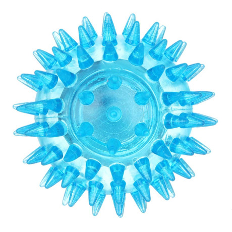 ИГРОЛЕНД Мяч световой "Попрыгунчик-Шипы" прозрачный, 3хLR41, резина, d6,5см, 6 цветов