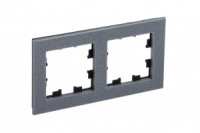 Systeme Electric AtlasDesign Nature рамка СУ 2 мест. мрамор айс грей ATN343202 (2!)
