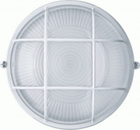 Navigator св-к влагозащит. R2 IP54 60W E27 круг с реш белый NBL-R2-60-E27/WH 94803