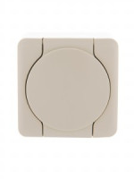 Lezard VIOLA роз. ОУ 1 мест. земля, с крышкой керамика крем (корп. ABS) 751-0300-123