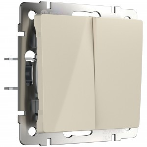 Werkel мех. выкл. СУ 2 кл. 10A проходной (слоновая кость) W1122003 a051485