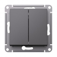 Systeme Electric AtlasDesign мех. выкл. СУ 2 кл (перекл. перекрестный) 10А БАЗАЛЬТ ATN001473 (5!)