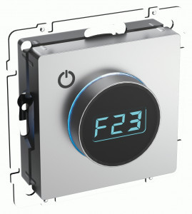 IEK BRITE мех. термостата (терморегулятор) электрон., инд. ТС10-1-БрА алюм. BR-RT11-K47