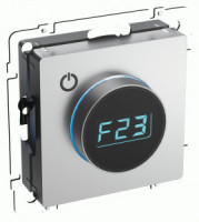 IEK BRITE мех. термостата (терморегулятор) электрон., инд. ТС10-1-БрА алюм. BR-RT11-K47