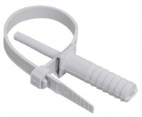 IEK Хомут дюбельный ХД 7х150 серый (50шт/упак) UHH80-7-150-50-K41-F