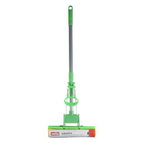 VETTA Швабра ПВА стальная телескоп. ручка, 110см, один ряд роликов