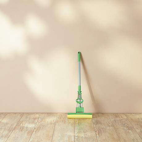 VETTA Швабра ПВА стальная телескоп. ручка, 110см, один ряд роликов