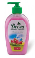 Мыло-крем жидкое ВЕСНА 280 мл., &quot;Земляника со сливками&quot;, дозатор, 5099