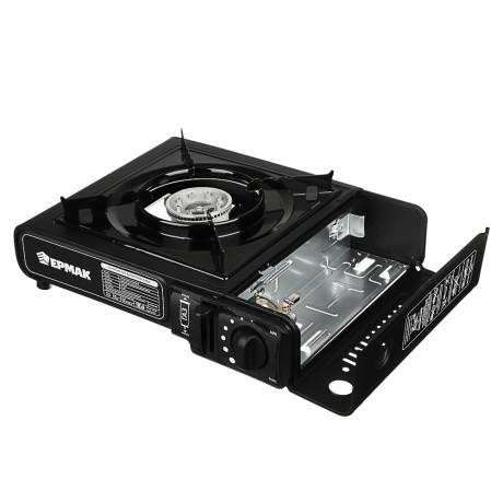 Плитка газ. к бал. с цанг. захватом портативная тм ЕРМАК, в кейсе, 34х26х9см