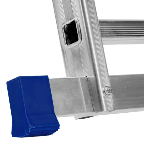 Лестница, 2 х 13 ступеней, алюминиевая, двухсекционная, Сибртех