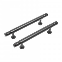 Ручка-рейлинг мебельная 96 AP2311-96 BL матовый черный 2шт (цена за пару) (20, 200) StahlBuro