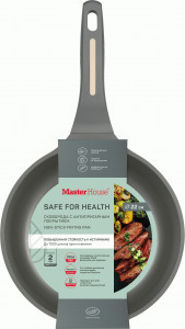 Сковорода Шеф Бенито d=22см литой алюминий/антипригарн.покр, д/всех плит 84100 Master House