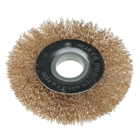 ЕРМАК Щетка металл. для УШМ 100мм/22мм, плоская