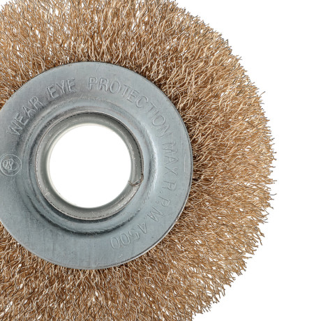 ЕРМАК Щетка металл. для УШМ 100мм/22мм, плоская