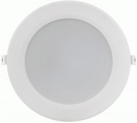 IEK св-к св/д даунлайт ДВО 1716 белый круг 18W(1530lm) 4000К 4K IP40 195x32 LDVO0-1716-18-4000-K01