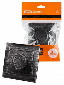 TDM Лама диммер (светорегулятор) СУ RL 300W старинное серебро SQ1815-0628