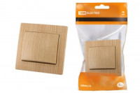 TDM Таймыр выкл. СУ 1 кл. 10А сосна (керам. осн.) (10!) SQ1814-0201