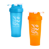 SILAPRO Шейкер спортивный, 600 мл, 22х10см, РР, нерж.сталь, 2 цвета