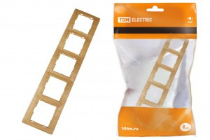 TDM Таймыр Рамка 5 постовая горизонтальная "ЭКО" (сосна) SQ1814-0232