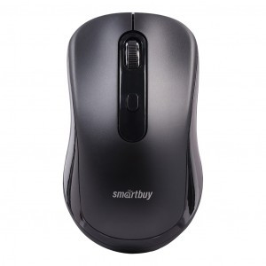 Мышь беспроводная беззвучная Smartbuy 282AG черная  (SBM-282AG-K) / 40
