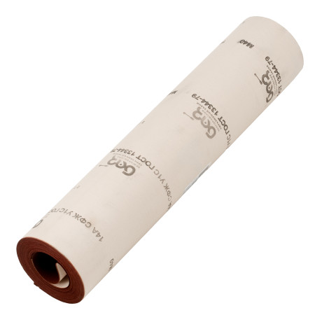 Шкурка на тканевой основе, зернистость № 0, 800 мм х 30 м, "БАЗ"