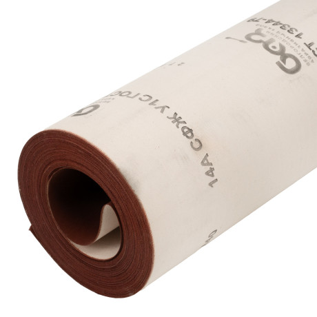 Шкурка на тканевой основе, зернистость № 0, 800 мм х 30 м, "БАЗ"