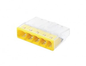 ASD/InHome клемма СМК 772-205, 5х(0,5-2,5мм2), 24А (25шт/уп, цена за уп) 7289