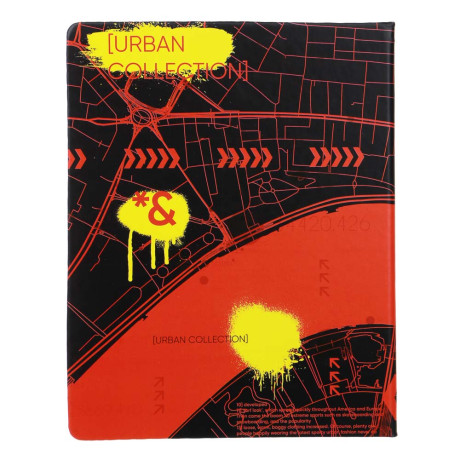 Дневник шк., А5+ (20,8*16,5см), 48л., "Урбан коллекшн", тв.обл., иск.кожа с цв.печатью, закладка