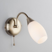 EUROSVET Бра 1x 40W 100х250х190 металл античная бронза Ginevra 30280/1 a043218