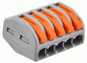 IEK GENERICA клемма с рычагом СМК 222-415 5х(0,08-4мм2) 32А (уп.50шт, цена за уп) UKZ20-415-050-G