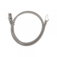 REXANT коммутац. шнур (патч-корд) F/UTP, cat6, 1м, литой, RJ45-RJ45, LSZH, серый, 02-0210-1
