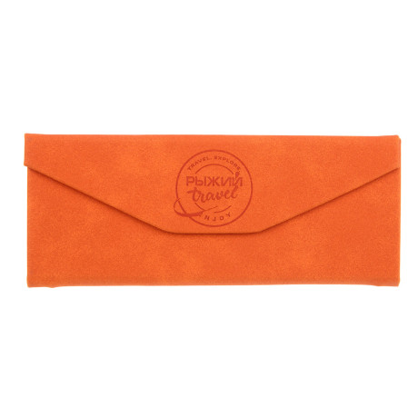 РЫЖИЙ Футляр складной, ПУ, 16,5х6,5см, 1 цвет