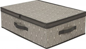 Короб стеллажный, 58x40x18 см, мат. нетканый, принт-геометри, 19358, Geometry, Еврогарант