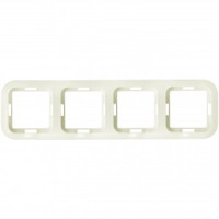 Bylectrica Гармония Рамка 4 мест., беж. (ABS пластик) 01БМ.735212.050 бежевый