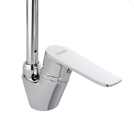 RAIN Смеситель для кухни Оникс, гибкий излив, картридж 35мм, латунь, хром