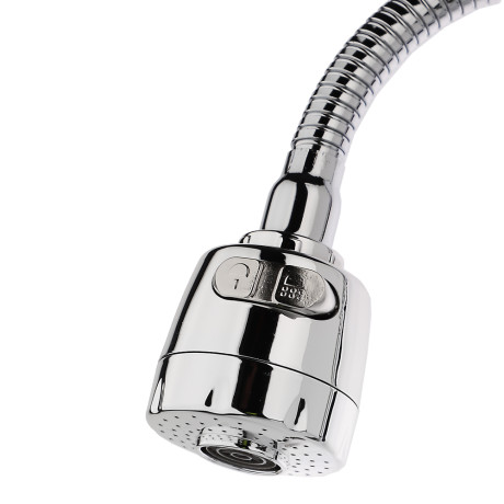 RAIN Смеситель для кухни Оникс, гибкий излив, картридж 35мм, латунь, хром