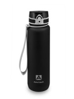 Бутылка для воды и напит. с ситечком Арктика 720-1000, 1000мл, черная матовая, тритан