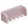 VETTA Classic Держатель для зубных щеток, пластик, 13,5x4,5x5 см, пудровый