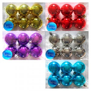 Набор шаров SYCB17B-080, 6 шт., 6 см Волшебная страна