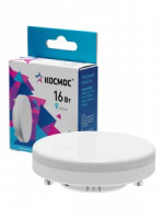 Космос GX53 св/д 16W(1520lm) 4500K 4K 28x75 матов. IC драйвер 176-264В Lksm_LED16wGX5345C