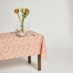 PROVANCE Карамель Скатерть текстильная 140х230см с водоотталкивающей пропиткой, цветы