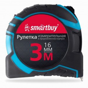 Smartbuy Рулетка измерительная, 3мх16мм, прорезиненный корпус, SBT-MTP-316P4