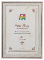 Фоторамка FA пластик &quot;Офис &quot; белый дуб 10х15 9285